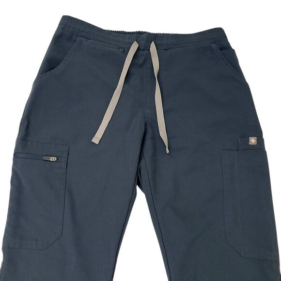 Figs Yola Skinny Scrub Pants Womens XS Teal Lightweight Comfort Uniform Work - Picture 2 of 12